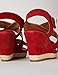 find. Wedge Crossover Suede Espadrille Sandalias con Plataforma Plana, Rojo Red, 37...