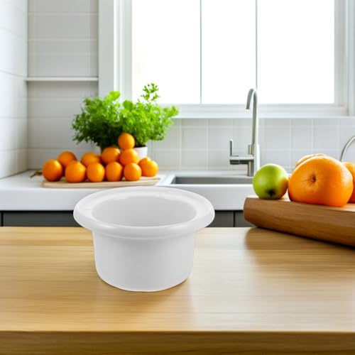 Veemoon Olla Lenta Interior Cerámica Redonda 1 Litro Calentamiento Uniforme Resistente Altas Temperaturas para Cocinas Domésticas y Profesionales Recambio para Ollas de Cocción Lenta - imagen 6