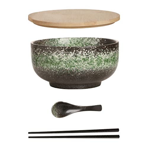 Set 4 Ciotole In Gres Smaltato Per Pasta E Ramen - KitchenCraft 22 Cm