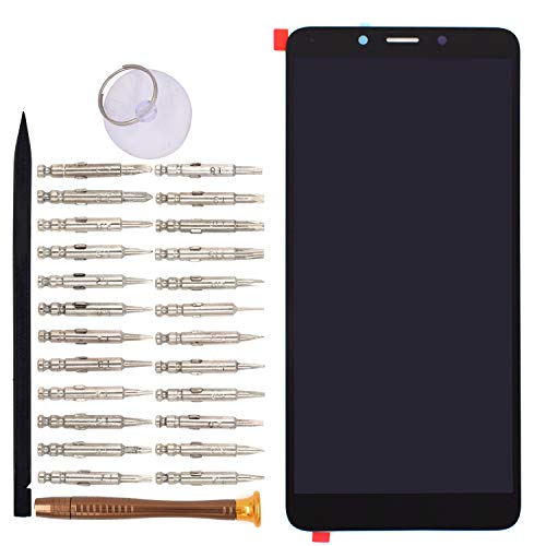 Image of Black LM-X120EMW Display LCD Touch Digitizer Screen with Adhesive Replacement for LG K20 2019 LM-X120