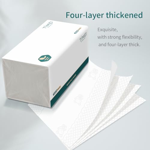 Image of Soft Facial Tissues 7680 Total Sheets, [Not in Box] 4-Ply Ultra Strong & Soft Thick Tissues, 1920 Draws Unscented Paper Tissues for Sensitive Skin, Compact Size for Home, Office and Car 16 Soft Pack