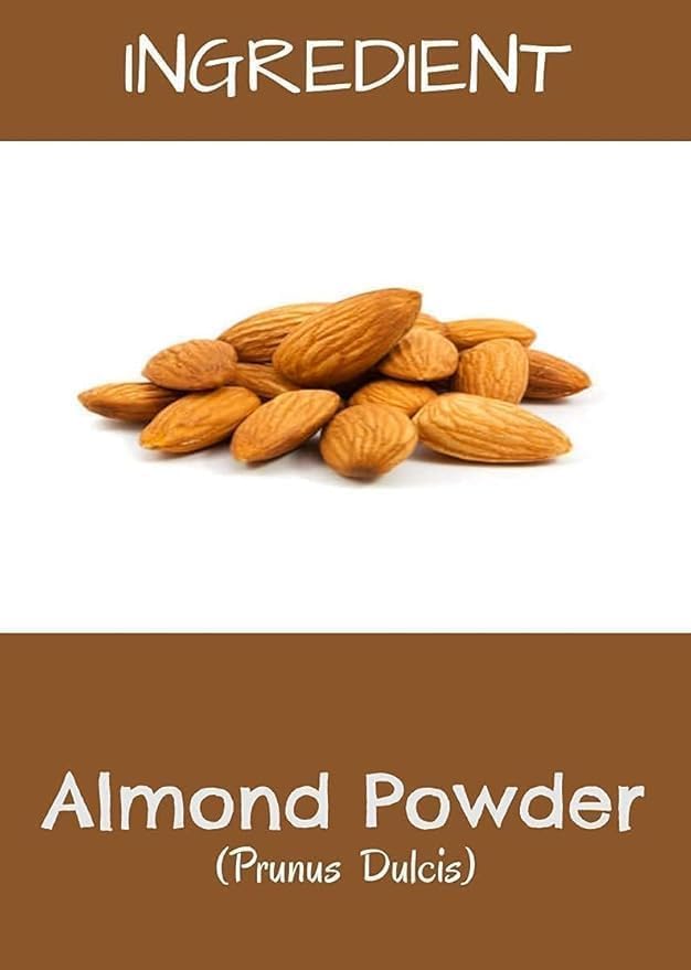 DS 100% Organic Pure Almond Pow.der | Natural Badam Pow.der | Almond Powder for Face | Badam Pow.der for Hair | Complete Skin Care, 100 Grams