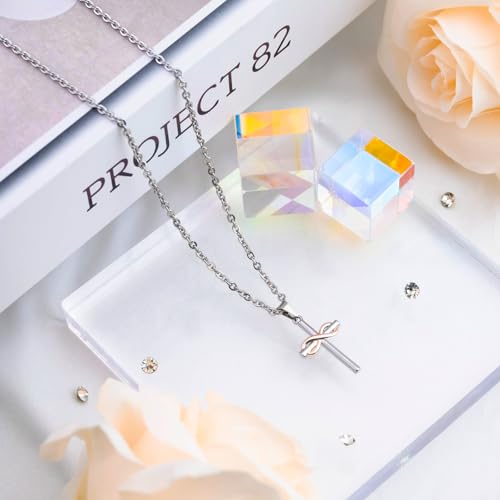 Sweet 16 Gifts for Girls Cross Necklace for 16th Birthday Party Decorations Sweet Sixteen Girls Sister Daughter Happy Birthday 16 Decorations Cute Stuff for Her Sixteen Necklace3
