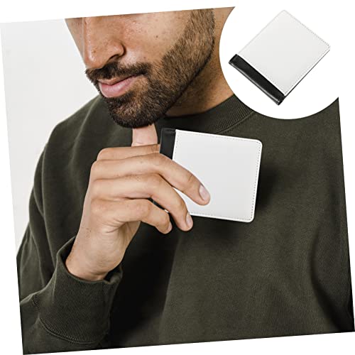 4pcs Leather Wallet for Heat Transfer Diy Credit Card Holder Slim Pu Leather Purse for Personalization and Daily Use4