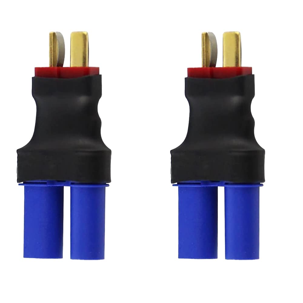 4 Stück Adapter EC5 Auf T-Stecker (Deans) Für RC Modelle - Männlich/weiblich