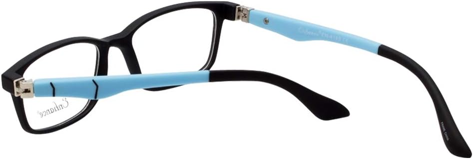 Calabria Enhance 4143 Kids Rectangular Reading Glasses Blue Light Filter or Clear Lens Girls
