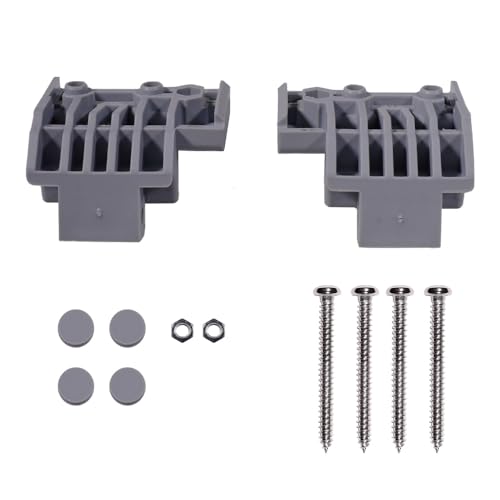 cantondz Ersatzteil für Griffhebel & Konsolen-Set Kompatibel mit Braas Atelier-Fenster BA/DA 1992-(Grau) Griffhebel-set und Konsolen-Set