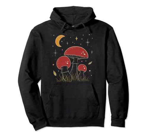 Goblincore Dark Academia Estética Cottagecore Mushroom Sudadera con Capucha