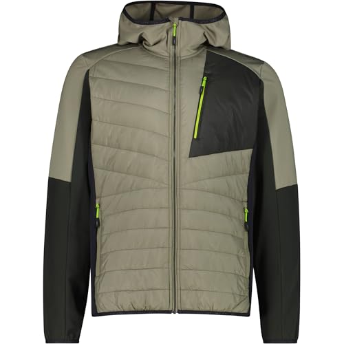 Veste hybrid hoodie CMP homme sauge XL pour randonnée et outdoor