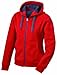 Produktbild James & Nicholson Damen Doubleface Jacket Jacke, Rot (red/carbon), 40 (Herstellergröße: XL)