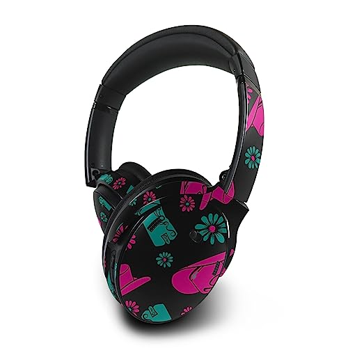 Image of MightySkins Skin Compatible with Bose QuietComfort 45 Headphones - Neon Cowgirl | Protective, Durable, and Unique Vinyl Decal wrap Cover | Easy to Apply, Remove, and Change Styles | Made in The USA
