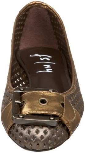 French Sole FS/NY womens Waffle Ballerina Flat,Bronze/Pewter,6 M US | Image 1