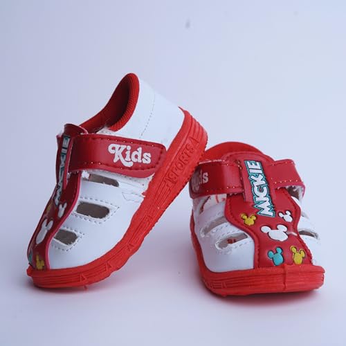 Image of Kids Chu-Chu Sound Musical First Walking Cozy Sandals for Baby Boys and Baby Girls Age 9-22 Months
