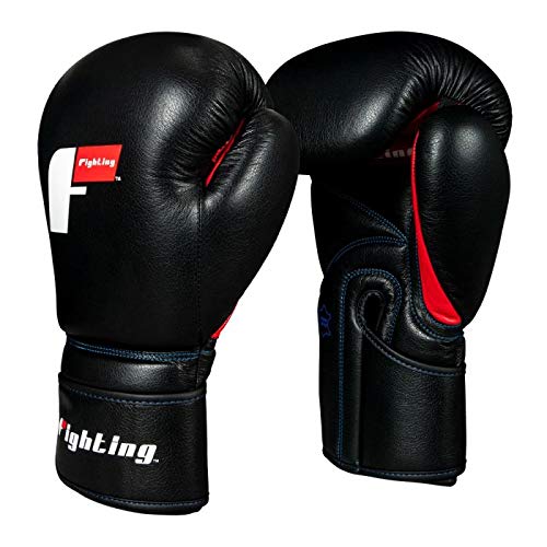 Fighting Leather Training Gloves - Boxing, MMA, Kickboxing, Punching Bag, Sparring Oz Gloves