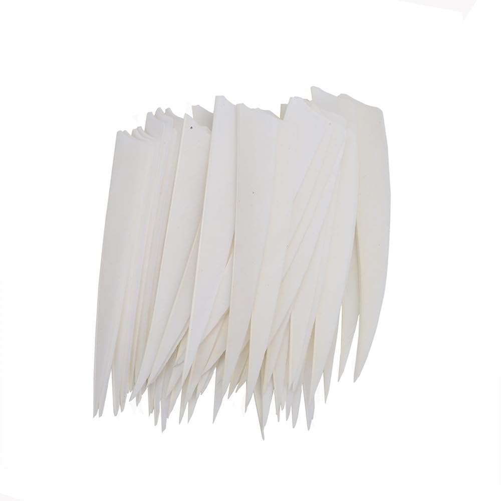 60 Stück Bogenschieß-Federn 3" 4" 5" Truthahnfedern Pfeilfedern Fletching, für Jagd, Ziel, Schießen DIY-Pfeil