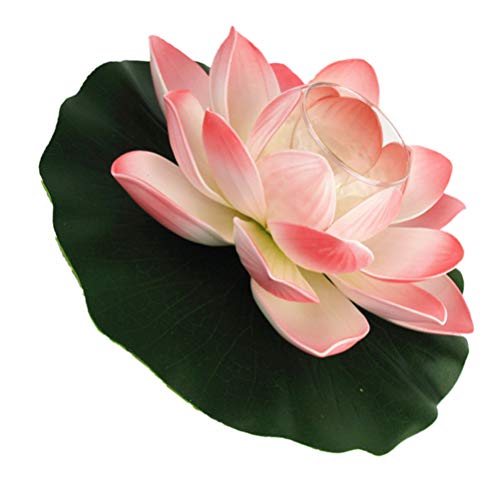 Uonlytech Lotus Desejando Lotus Flutuante À Prova D' Água Luz Luz Luz CONDUZIDA Da Lagoa Lotus Pisc