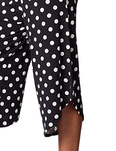 Vestido Casual Macacão Midi, Mercatto, Feminino, Preto, P