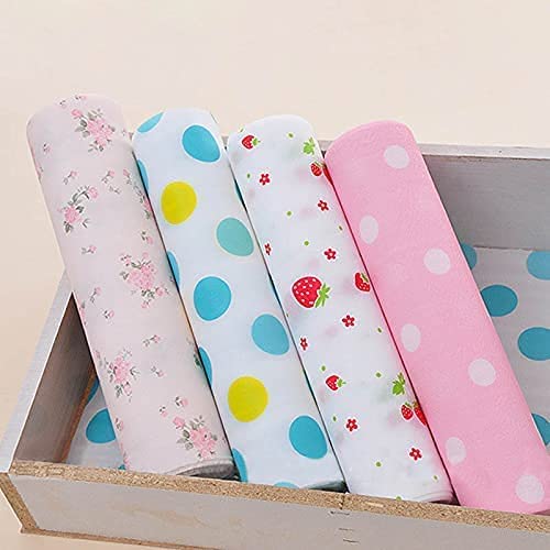 Aatamiy PVC Foam Plastic Kitchen Cabinet Drawer Shelf Liners Sheets Roll Household Wardrobe Moisture Drawer Pad Waterproof Non-Slip for Kitchen Cupboard Liners Roll Table Mat (30 x 300 CM, 1Pcs)