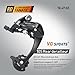 VG SPORTS Bicycle Rear Derailleur 10 Speed for Road Bike Direct Mount