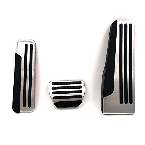 Carmonsons Stainless Steel Gas Fuel Brake Foot Rest Pedal Cover Pads Mats for Infiniti Q50 Q60 Q70 QX50 QX70 G25 G35 G37 M25 EX FX Car Styling