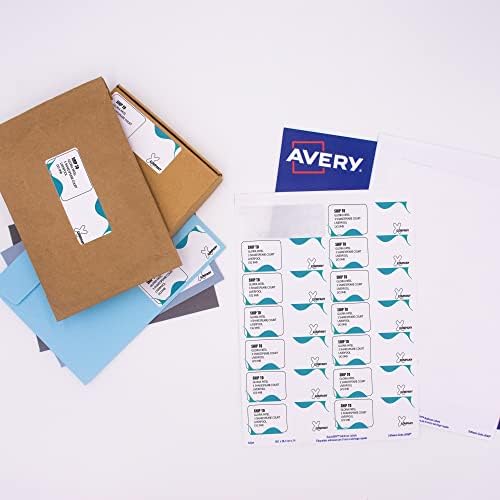 Avery J816310 SelfAdhesive Address/Mailing Labels, 14 Labels per A4 Sheet