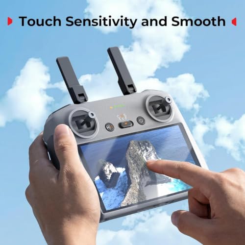 Image of STP FEEL Tempered Glass Screen Protector for DJI RC & RC 2 Remote Controller (5.5-Inch) | Compatible with DJI Mavic 3, DJI Mavic 3 Pro, Mavic, Mavic 3 Classic, Mavic Air 2S | Pack of 1