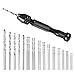 Produktbild Linkstyle Pin Vise Handbohrerset, 30 Stücke Präzision Mini Micro Hand Spiralbohrer Set, Pin Vise Hobby Bohrer Drehwerkzeuge