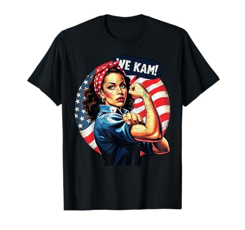 Feminismus Kamala Harris 2024 Yes We Kam Wahldemokraten T-Shirt
