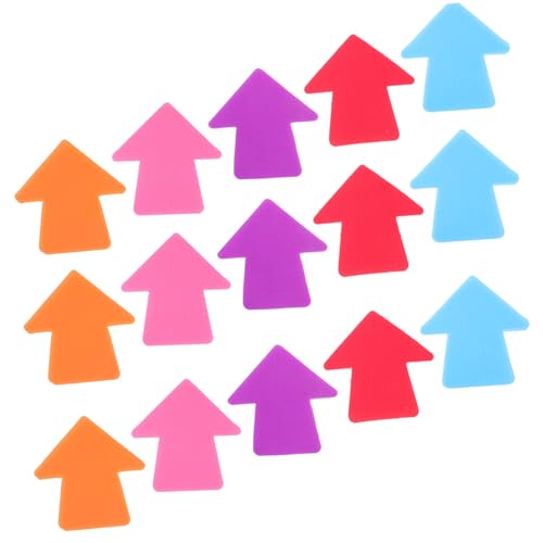 Homoyoyo Carpet Decorative Markers 20pcs Arrow Shape Safe Adhesive for Preschool Kindergarten Activities