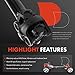 A-Premium Front Complete Drive Shaft Prop Shaft Driveshaft Assembly Compatible with Jeep Grand Cherokee 1993 1994 1995 1996, 4WD, Replace# 52099246, 52099436