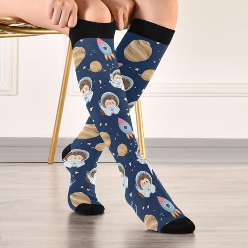 Image of Plaaee Gorilla on White Compression Socks for Women & Men Circulation Supports for Running,