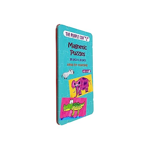 image for The Purple Cow Magnetic Game Box for Kids & Adults - Magnetic Puzzle B