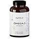 Nutri + Vegan Omega 3-120 Kapseln aus Algenöl - 2000 mg Algen Öl hochdosiert mit 600 mg DHA 300 mg EPA - hochwertig, natürlich und laborgeprüft