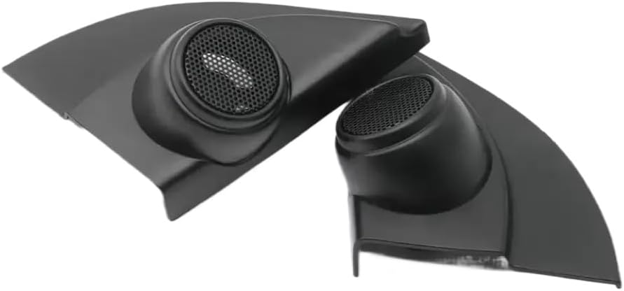 2PCS Car Tweeter Refitting Audio Door Angle Gum Speaker Cover Boxes Mounts Compatible with Solaris Verna 2010-2016