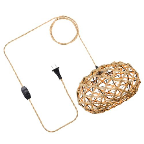 STOBOK Pendant Light Fixture Rope Light Cord Plug in Cord for Hanging Lamp (us Plug) Industrial
