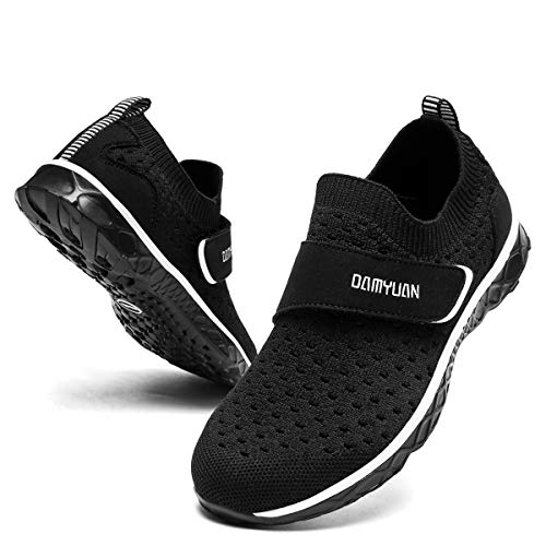 EGMPDA Boys & Girls Water Shoes Quick Drying Sports Aqua Athletic Beach Sneakers Slip-on Sport Swim Shoes(Little Kid/Big Kid)