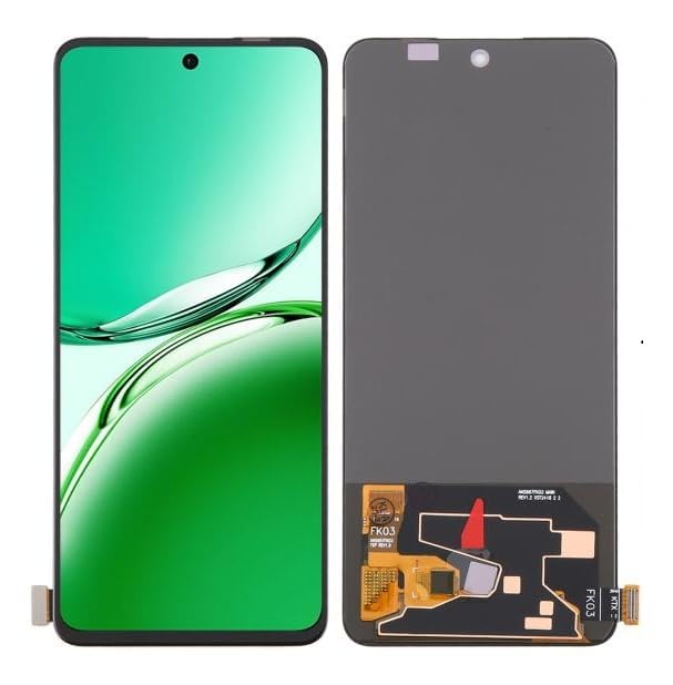 Image of Compatible for Oppo F27 5G Amoled (Fingerprint Support) Display+Touch Screen Combo Folder Black
