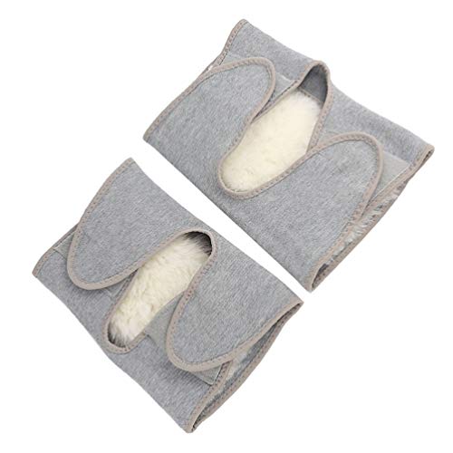 DOITOOL 2Pcs Aquecedores Joelho Polainas Luva de Lã Quente Térmica Joint Brace Suporte Joelho Brace