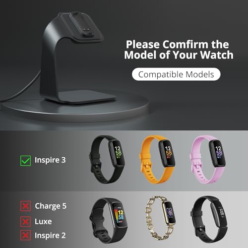 Nanw Charger Dock Compatible With Fitbit Inspire 3 thumb #1
