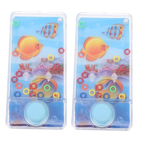 BCOATH 4Pcs Handheld Water Ring Toss Game Decompression for Interactive Water Game for Outdoor Fun Present for Boys