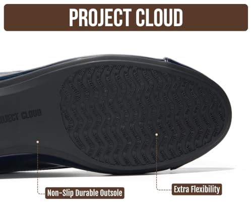 Image of Project Cloud Ballet Flats for Women Shoes - Genuine Leather Insole and Lightweight Mary Jane Flats - Non-Slip and Comfortable Womens Shoes