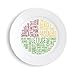 Assiette « The Healthy Portion » (Couleur)