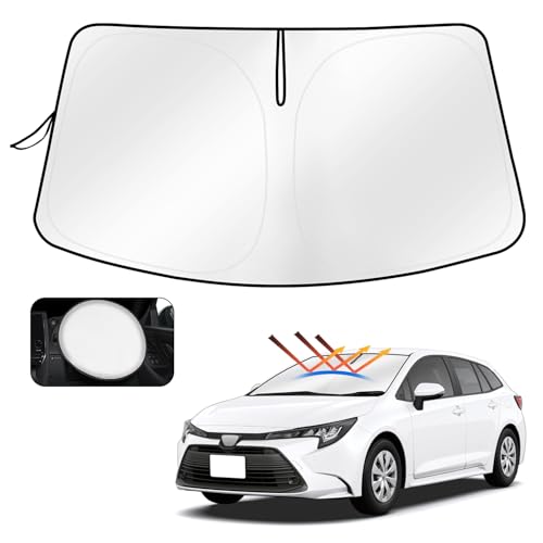 CARTIST カローラ ツーリング車 フロントサンシェード CAROLLA NRE210W ZWE211W ZWE214W ZRE212W MZEA12W 2019年-現行 サンライン サンセット サンフィア シェードカーテン マルチサンシェード 遮光 シェード 日よけ 車種専用 UVカット 車中泊 インテリア 内装パーツ 取付簡単 収納袋付