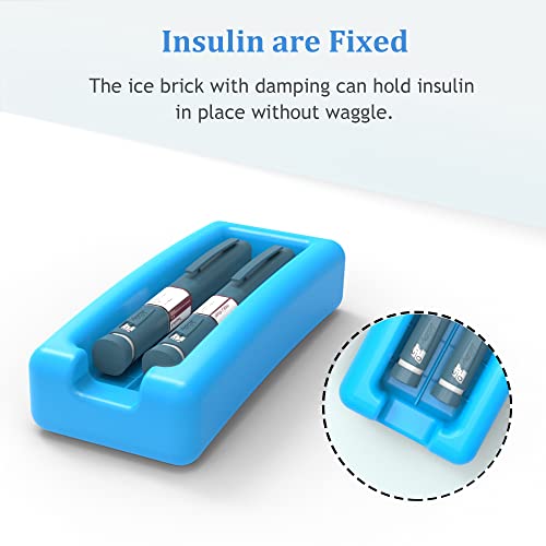 Image of SHBC Insulin Pen Carry Bag, Portable Medical Diabetes Cooler Bag with Protective Ice Stone - Convenient for Changing Needles with Every Injection, Hot Pink