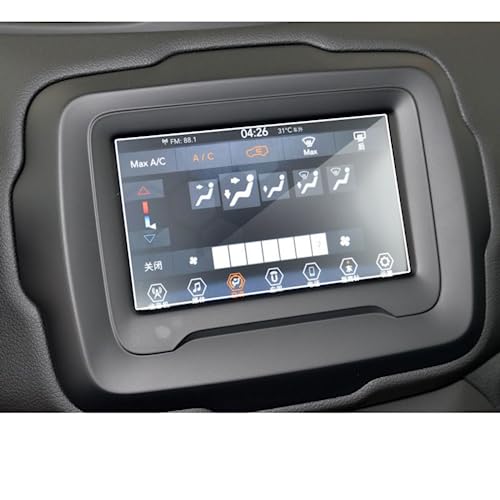 Protecteur d'écran de voiture Jeep Renegade 2018 film GPS en verre