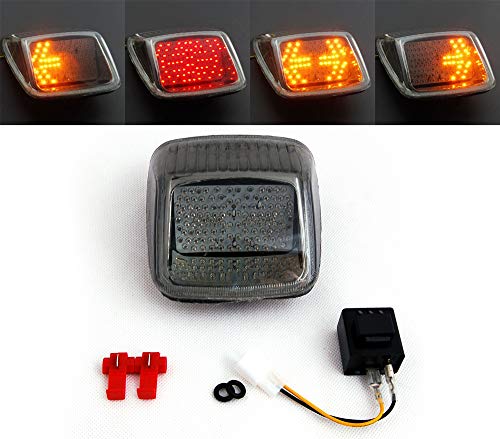 Areyourshop Taillight + Turn Signals For Harley V-ROD, Night Rod, Street Rod 2002-2011 Smoke