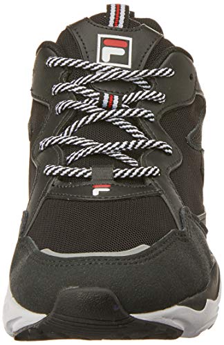 Fila Rippler, Tênis Masculino, Preto/Branco/Vermelho, 38