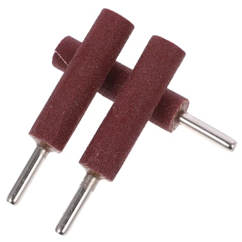 SAFIGLE 3Pcs 6Mm Shank Cylinder Sanding Drum Mandrels Sandpaper Roll Kit with Polishing Buffing Heads for Rotary Tools and Drill Press Industrial Finishing