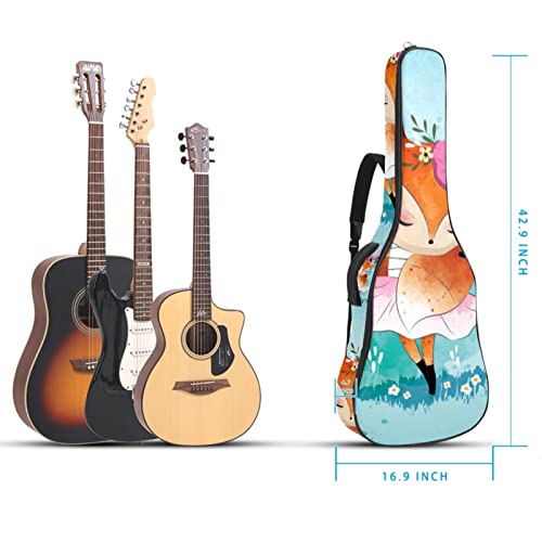 Housse étanche pour guitare acoustique avec double bandoulière et poche pour chats, Multicolore 10., 42.9×16.9×4.7 in… - Les Beatles, Paul McCartney, John Lennon, RIngo Starr, George Harrison Housse étanche pour guitare acoustique avec double bandoulière et poche pour chats, Multicolore 10., 42.9x16.9x4.7 in… – Image 6