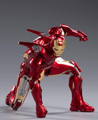 Ovonni 7 Inch Ironman Mk7 Action Figure,Exquisite Painting 20 Joints Movable Collectible Toy #TOP5